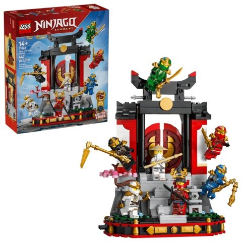 NINJAGO OZDOBA Z POSTACIAMI NI LEGO