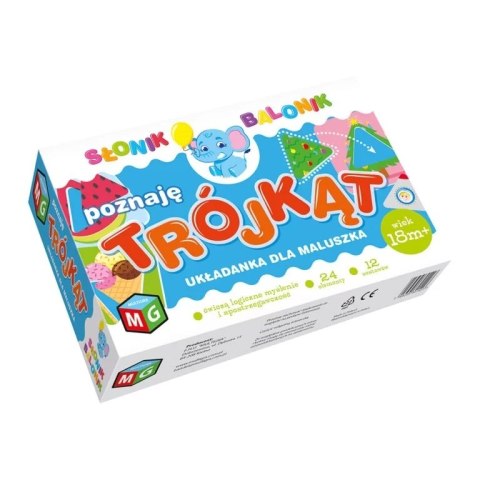 POZNAJĘ TRÓJKĄT SŁONIK BALONIK MULTIGRA