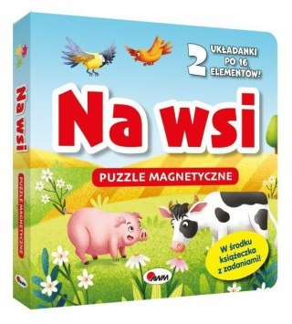 PUZZLE MAGNETYCZNE NA WSI AWM WYDAWNICTWO