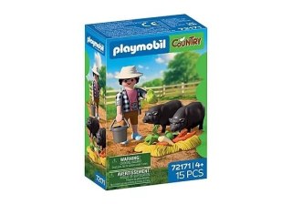 ROLNIK Z BRZUCHATĄ ŚWINKĄ PLAYMOBIL