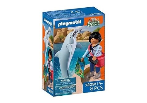 ZOO DELFIN I ODWIEDZAJĄCY PLAYMOBIL