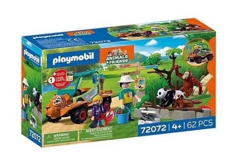 ZOO OPIEKUN ZWIERZĄT Z POJAZDE PLAYMOBIL