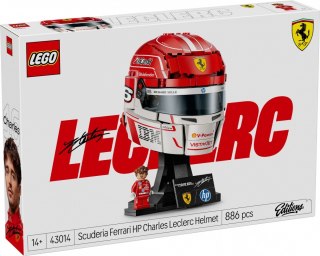 Klocki Editions 43014 Kask Charles Leclerc Scuderia Ferrari HP LEGO