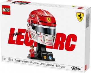 Klocki Editions 43014 Kask Charles Leclerc Scuderia Ferrari HP LEGO