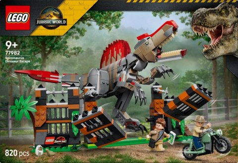 Klocki Jurassic World 77982 Ucieczka spinozaura LEGO
