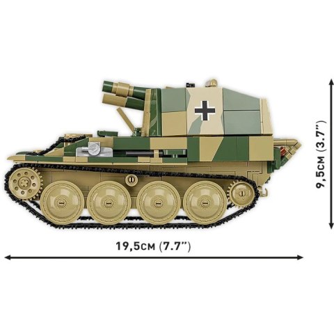 Klocki SD.KFZ.138/1 Grille 720 elementów Cobi Klocki
