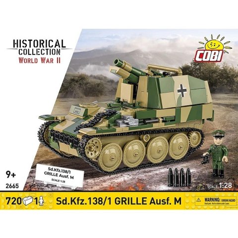 Klocki SD.KFZ.138/1 Grille 720 elementów Cobi Klocki