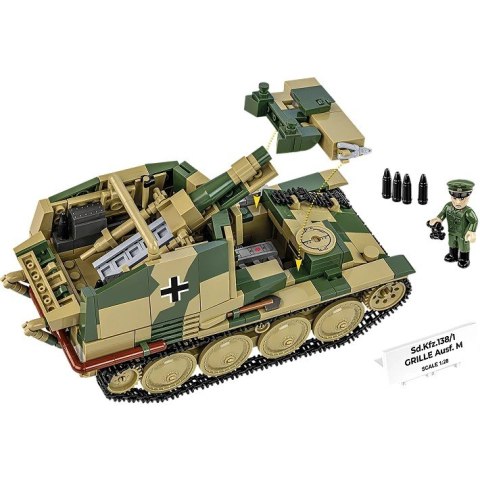 Klocki SD.KFZ.138/1 Grille 720 elementów Cobi Klocki