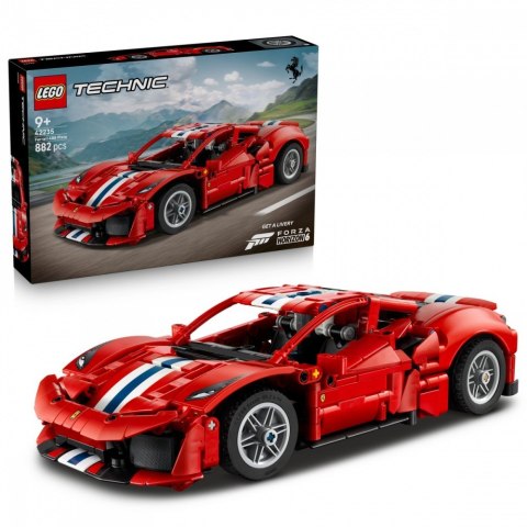 Klocki Technic 42235 Samochód Ferrari 488 Pista LEGO