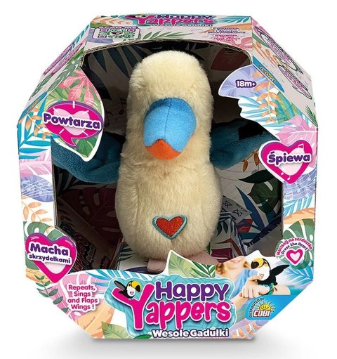 Maskotka interaktywna Happy Yapper - Wesołe gadułki Kukabura Cobi