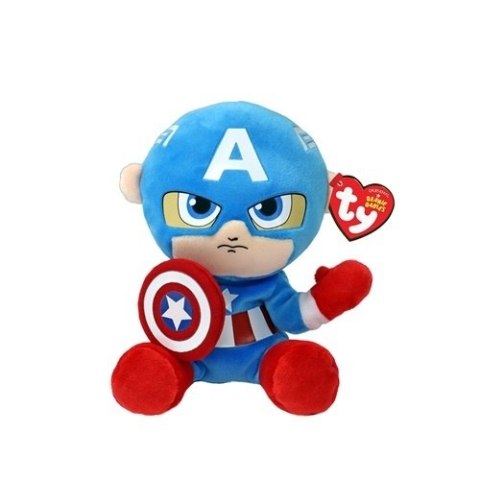 BEANIE BABIES CPT AMERICA 15CM TY
