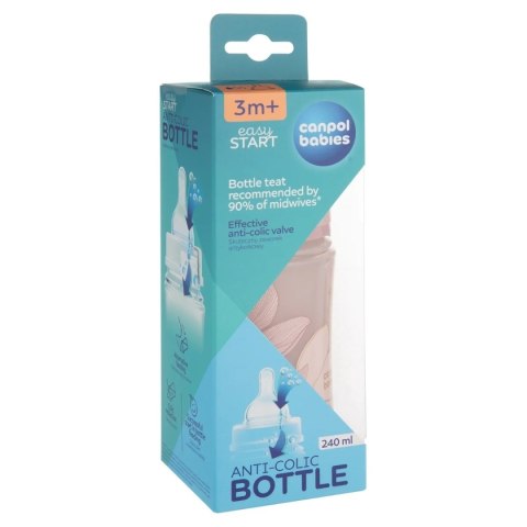 BUT.ANTYKOL.EASYSTA 240ML GOLD CANPOL BABIES