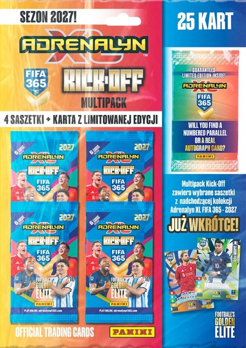 Karty FIFA 365 2027 Multipack Kick off Panini Kolekcja