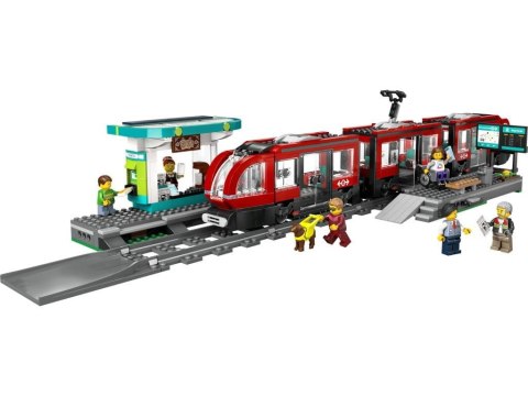 Klocki City 60423 Tramwaj miejski ze stacją