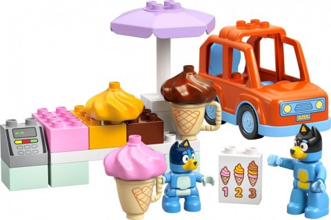 Klocki DUPLO Bluey 10458 Wyprawa po lody z Bluey