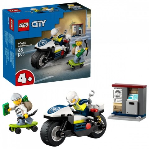 Klocki City 60455 Pościg na motocyklu policyjnym