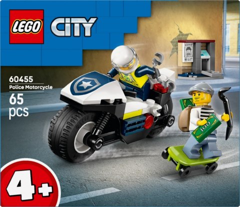 Klocki City 60455 Pościg na motocyklu policyjnym