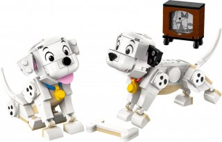 Klocki Disney 43271 101 dalmatyńczyków - Szczeniaczki Szczęściarz i Penny