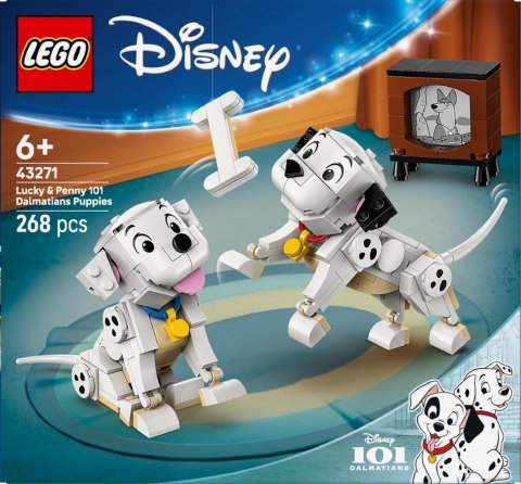 Klocki Disney 43271 101 dalmatyńczyków - Szczeniaczki Szczęściarz i Penny