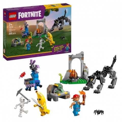 Klocki Fortnite 77075 Skórek i Iskra oraz obóz