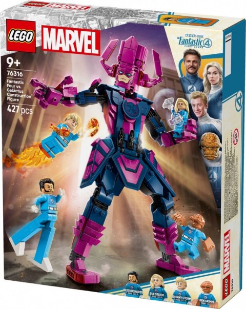 Klocki Super Heroes 76316 Figurka Fantastycznej Czwórki kontra Galactus