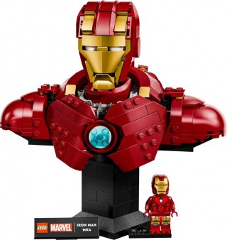 Klocki Super Heroes 76327 Popiersie Iron Mana MK4