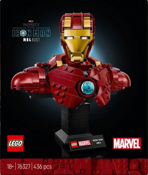 Klocki Super Heroes 76327 Popiersie Iron Mana MK4