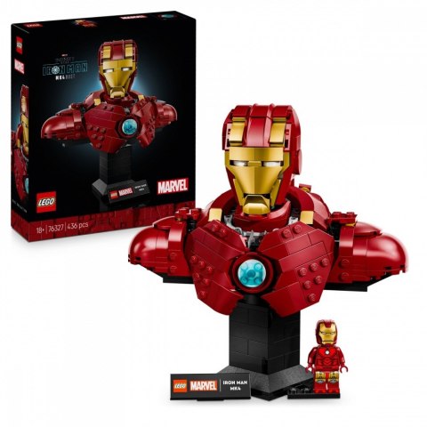 Klocki Super Heroes 76327 Popiersie Iron Mana MK4